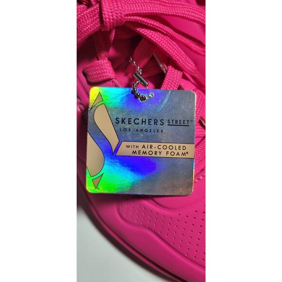 Skechers Street Los Angeles With Air Cooled Memory Foam Pink Size 8.5 - Picture 8 of 9
